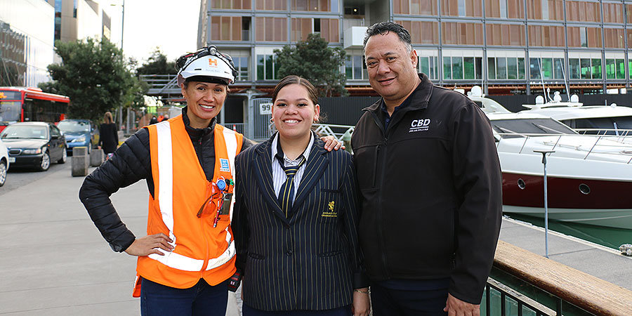 photo of Roimata Maihi, Cecilia Palu and Fritz Purcell